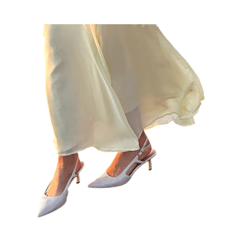 Vaaleat slingback-kengät