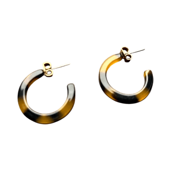 H&M Leopard Plastic Earrings