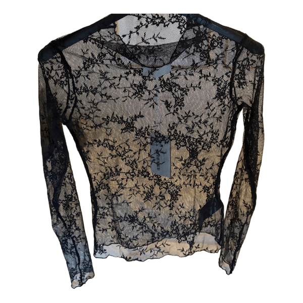 Black lace top