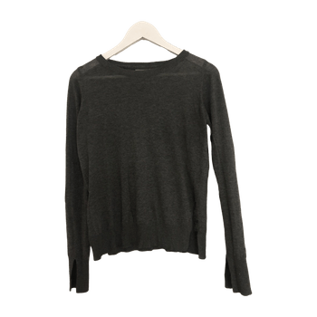 Tummanharmaa Vero Moda pitkähihainen paita XS – arki / basic / kerrospukeutuminen