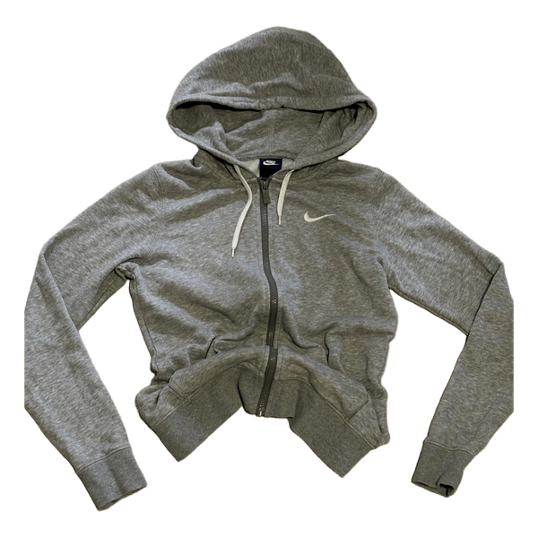 Gray nike zip up
