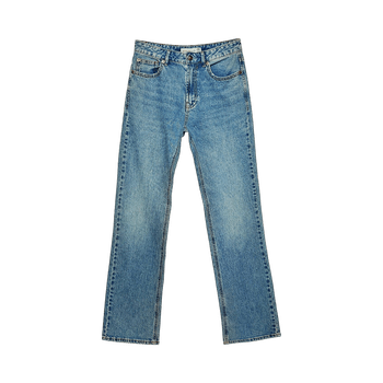 Light blue straight leg jeans