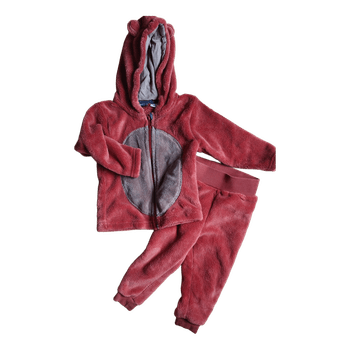 Lasten fleece oloasu housut ja paita / takki koko 74/80