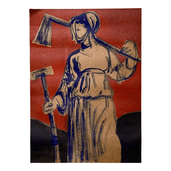 Print of The Faced Of War by Zakhar Shevchuk