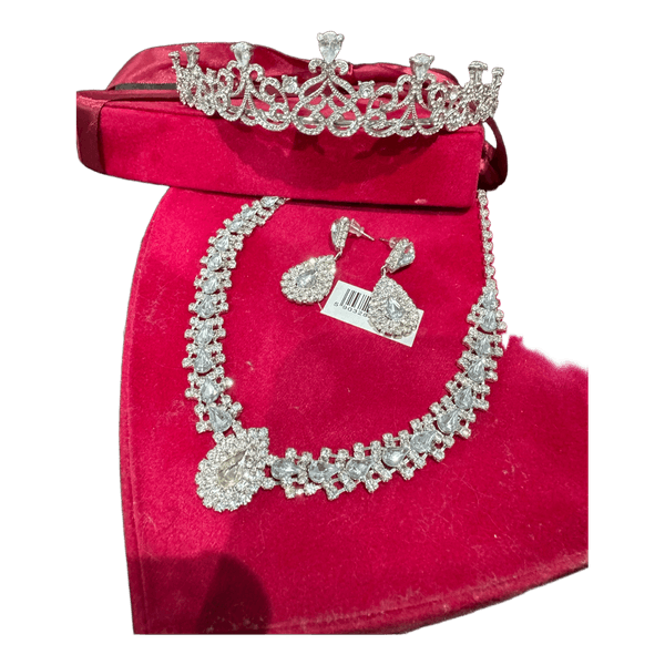 Swarovski stila rotaslietu komplekts
