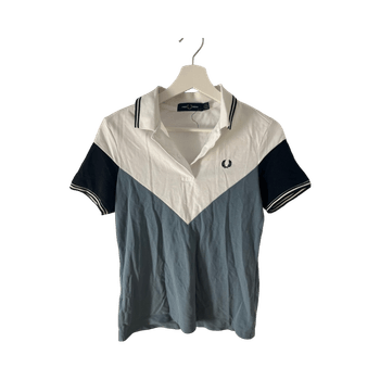 Colorblock polo shirt