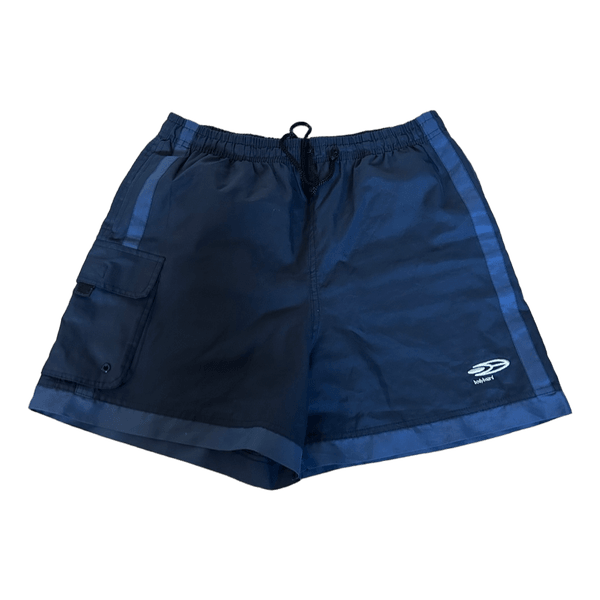 Navy blue swim shorts