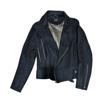 Musta villakangastakki