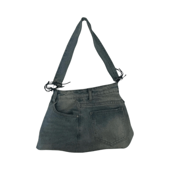 handmade Denim shoulder bag