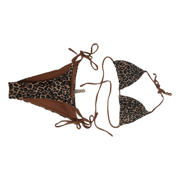Leopard print bikini set
