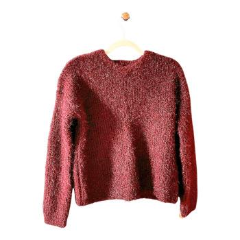 Burgundy Soft Knit Sweater – Size XS – New