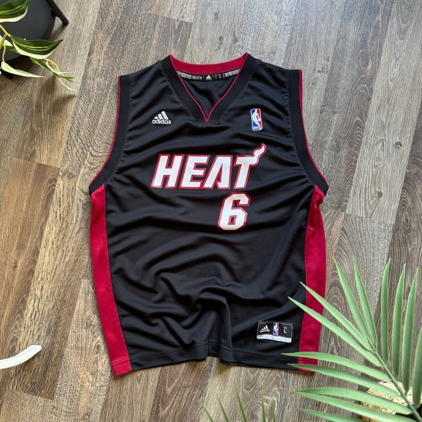 Adidas Miami Heat LeBron James #6 NBA Basketball Jersey