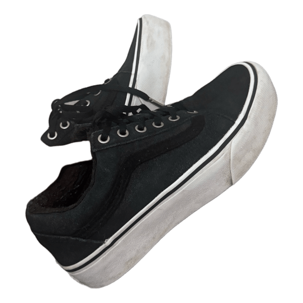 Black Vans sneakers