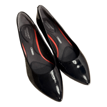 Rockport Black patent leather pumps