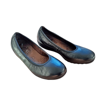 Mustat nahkaiset ballerinat 36