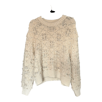 Zara cream pearl sweater