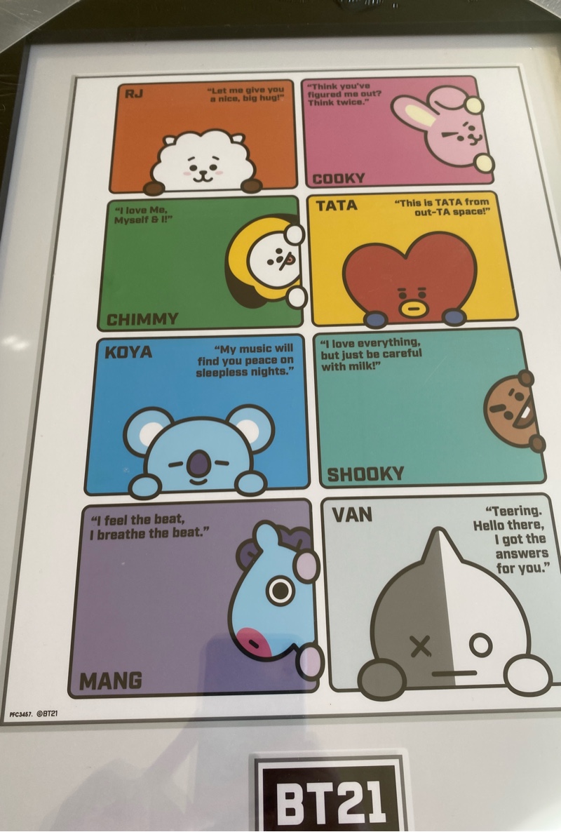 BTS hahmojuliste