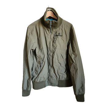 Brunotti khaki jacket M lightweight windbreaker sporty bomber casual streetwear