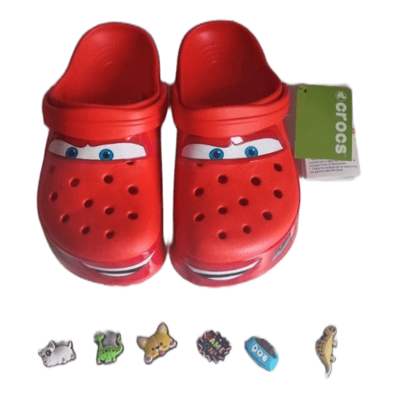 Red Lightning McQueen Crocs