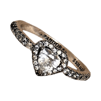 Pandora silver heart ring
