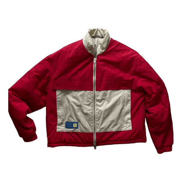 Zara Retro Color-Block Puffer Jacket