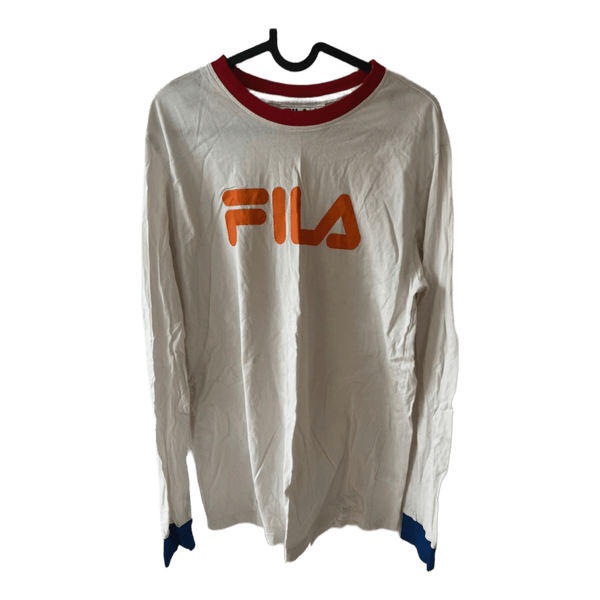 Hvid Fila langærmet trøje