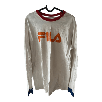 Hvid Fila langærmet trøje