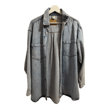 H&M  vaaleansininen farkkupaita, koko XS