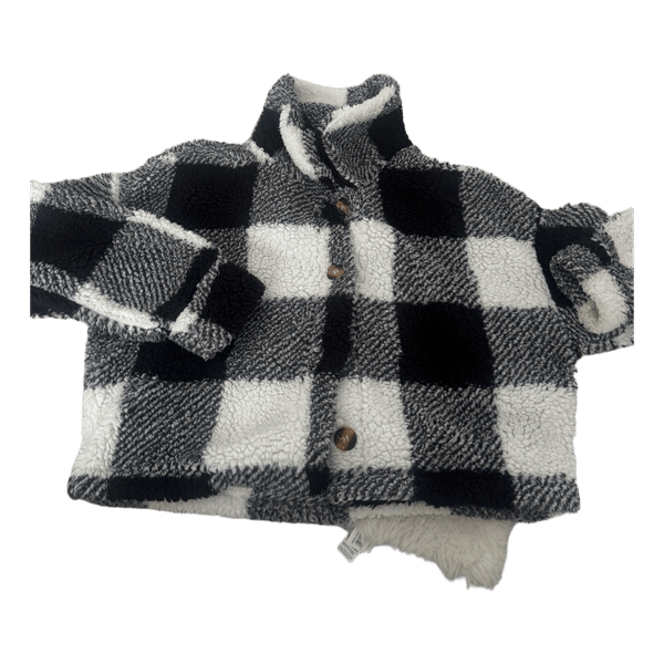 Black and white checked jacket
