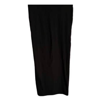 Black midi skirt