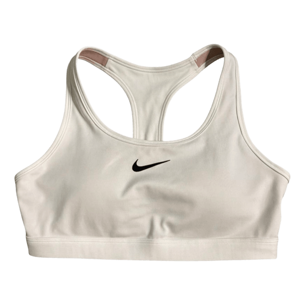 White Nike sports bra