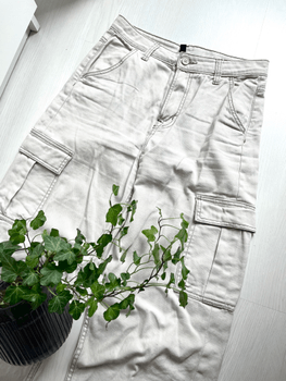 High waist Cargo farkut