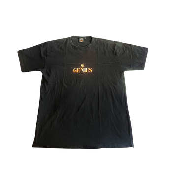 Black graphic t-shirt, size L