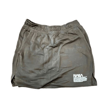 Divided brown NASA shorts