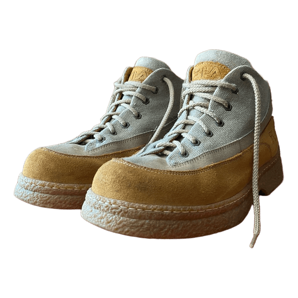 Vintage 90’s Fila suede canvas boots