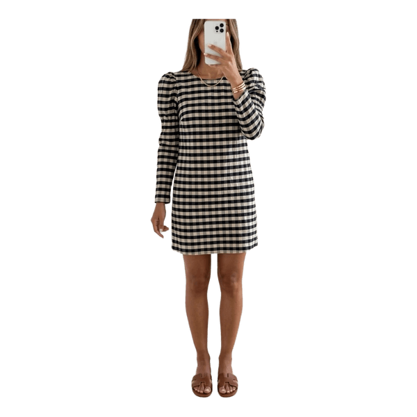 H&M gingham mini dress