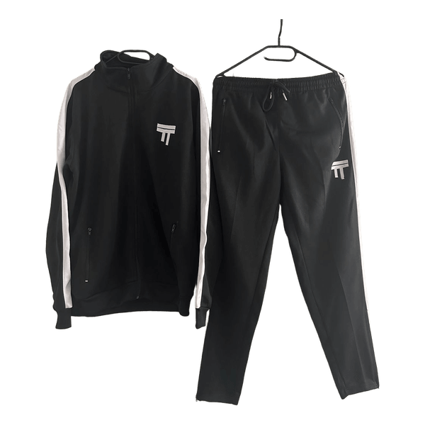 Sort træningssæt/gym/tracksuit