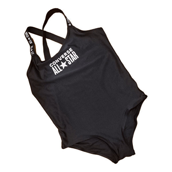 Black Converse bodysuit
