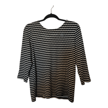 Only black white top Size M
