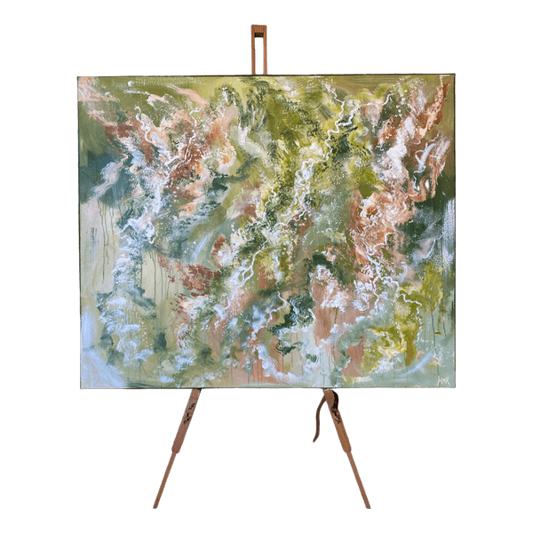 Abstrakti maalaus ”Forest III”