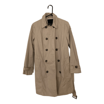 Beige cotton trench coat