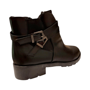 Black ankle boots