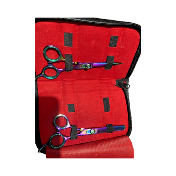 Professional Rainbow hair cutting scissors set