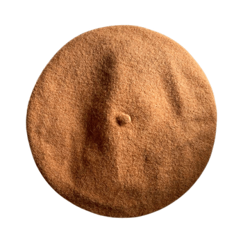 Kamelin värinen beretti