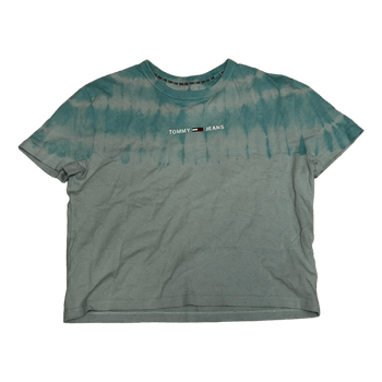 Green tie-dye t-shirt