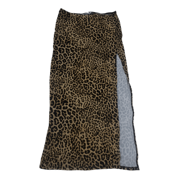 Bershka leopard print skirt
