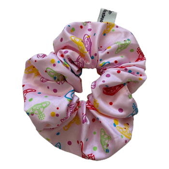 Pink Vivienne Westwood scrunchie