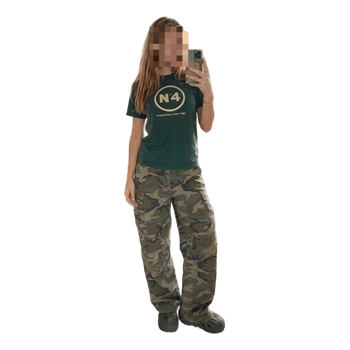 Green Stüssy t-shirt