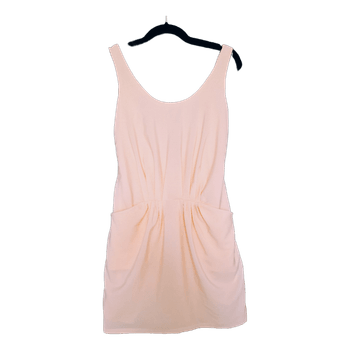 Zara apricot mini dress