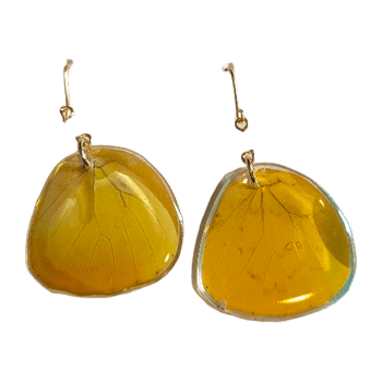 Yellow blossom earrings